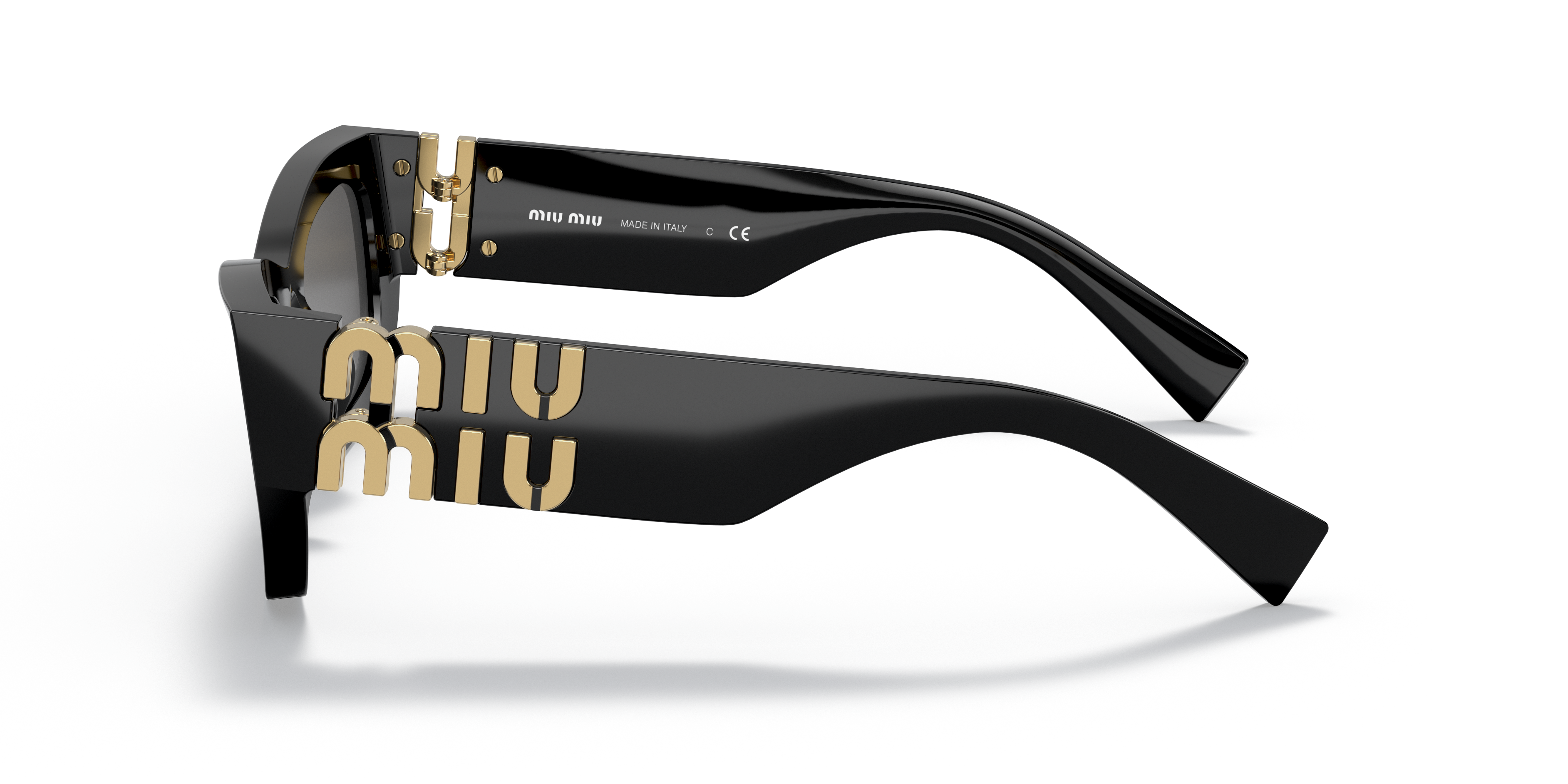 Miu Miu 09WS Shield Nero