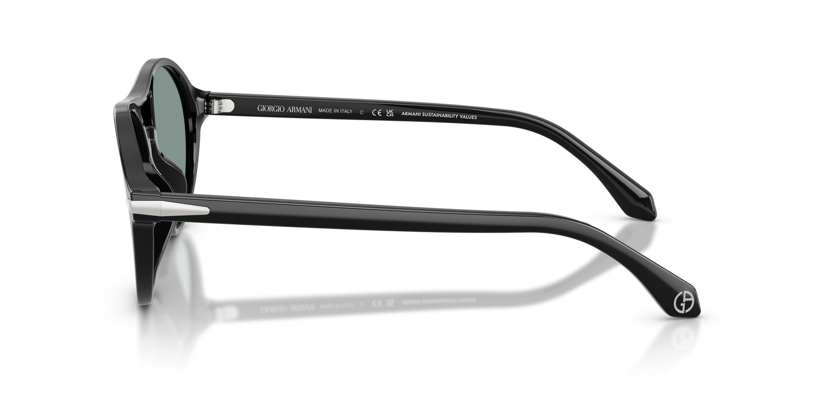 Giorgio Armani AR8236U Nero · Lenti Grigio Blu Vintage — foto 3