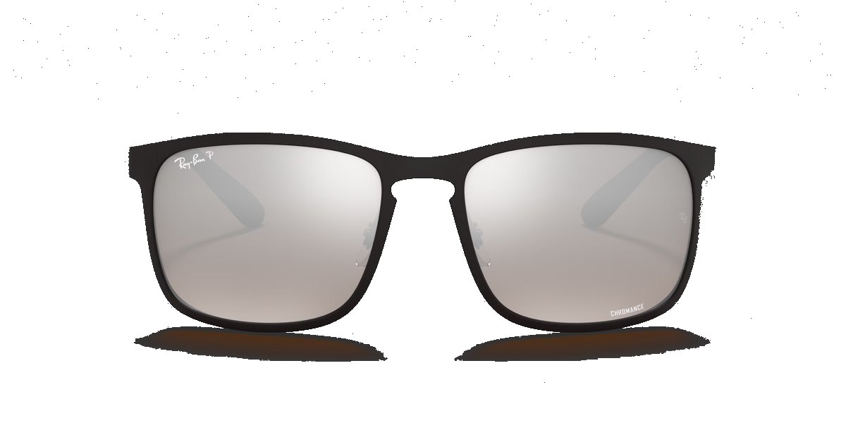 Ray-Ban RB4264 Chromance Nero Lenti Argento Specchio