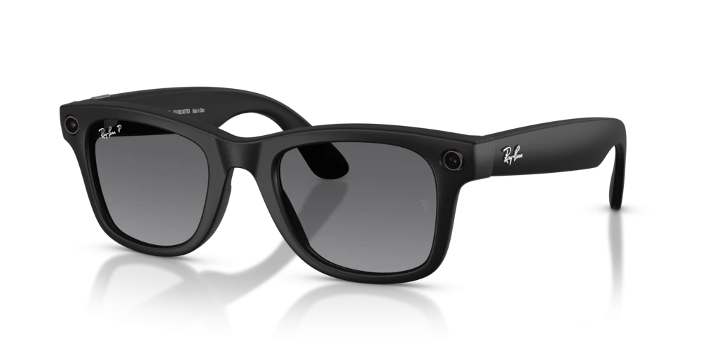 Ray-Ban Meta Wayfarer Nero Opaco Transitions
