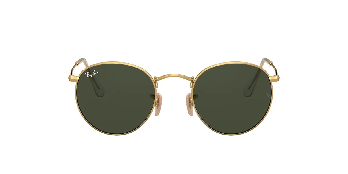 Ray-Ban Round Metal Oro