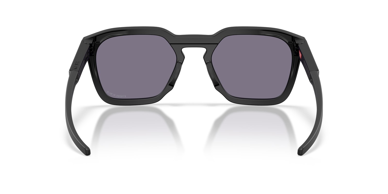 Oakley HSTN SQ 2.0 OO9555 Nero Opaco · Lenti Prizm Grey — foto 4
