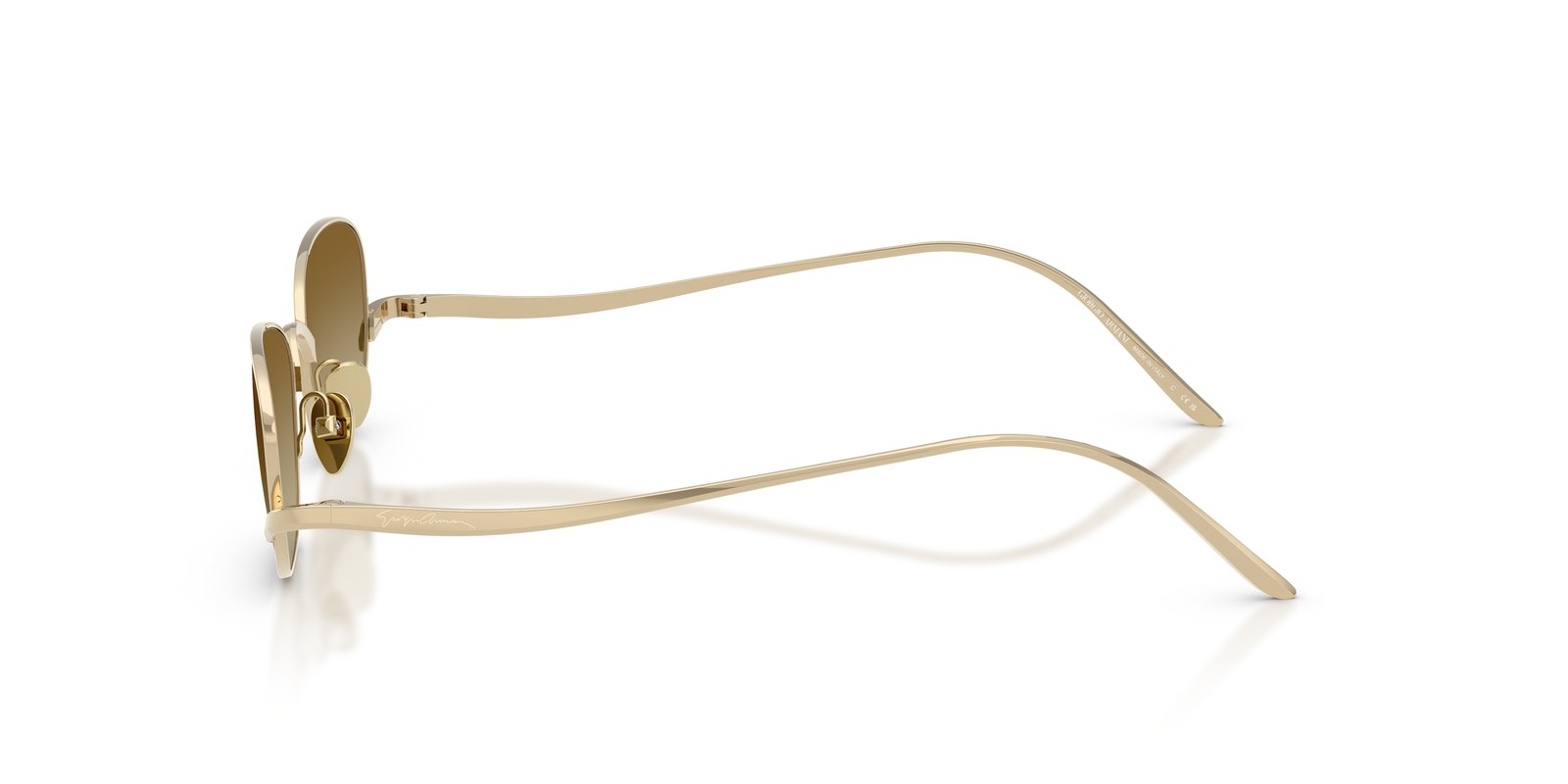Giorgio Armani AR6186 Oro Pallido · Lenti Marrone Sfumato — foto 3