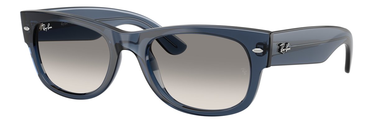 Ray-Ban RB0832S Blu scuro trasparente Lenti Trasparente sfumato grigio