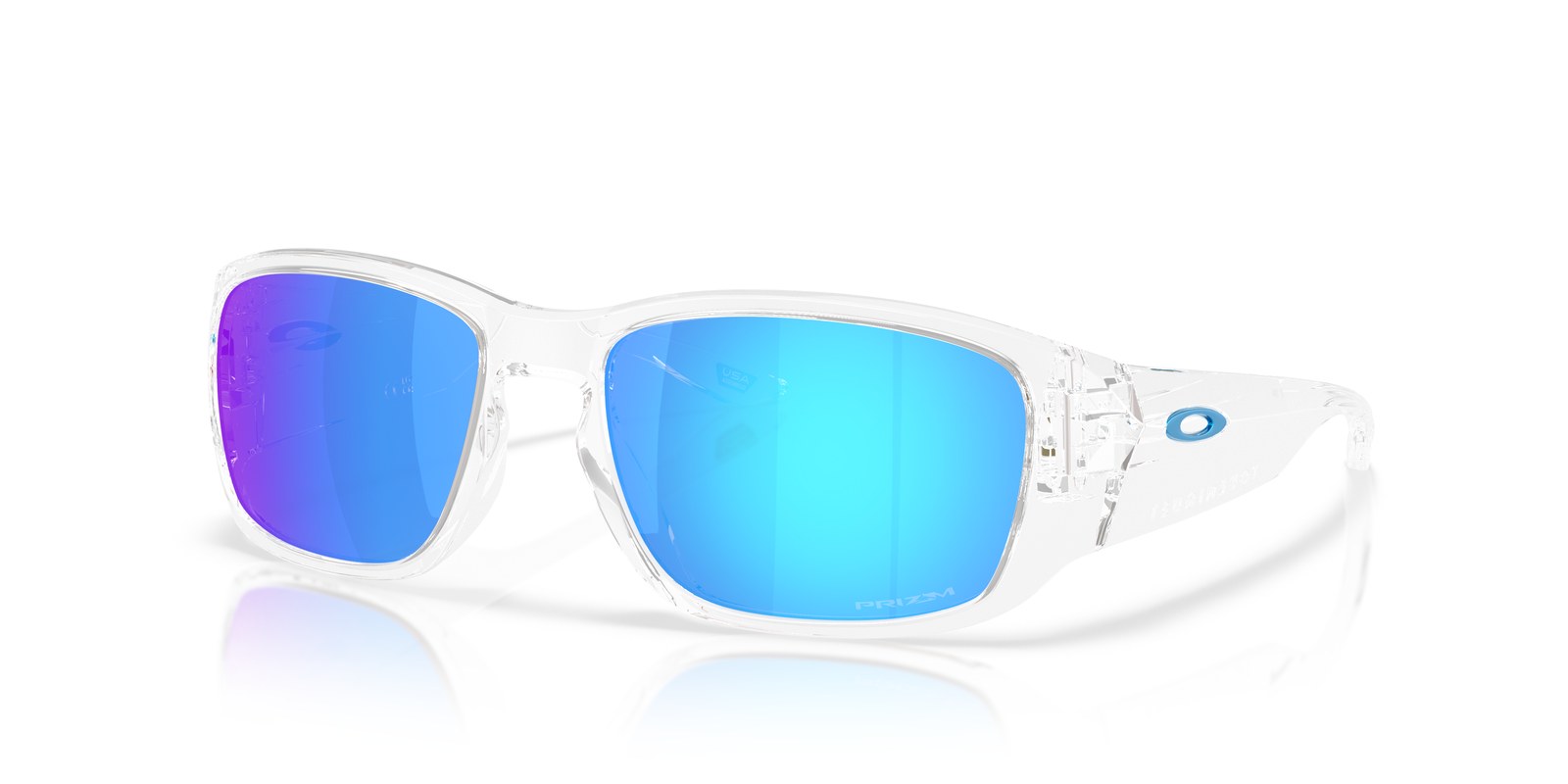 Oakley OO9521 Trasparente Lucido · Lenti Prizm Sapphire