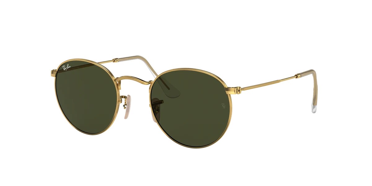 Ray-Ban Round Metal Oro