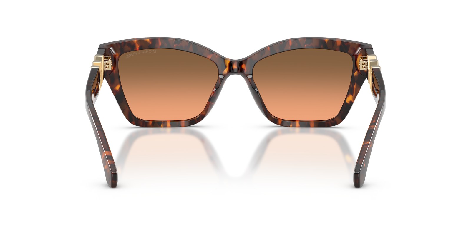 Michael Kors Santa Barbara MK2292U Tartarugato Cuoio · Lenti Grigio Sfumato Arancione — foto 4