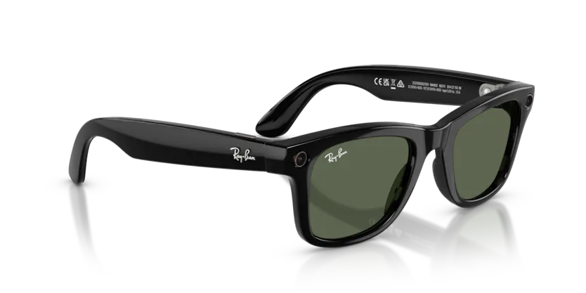 Ray-Ban Meta Wayfarer Nero Lenti Trasparenti