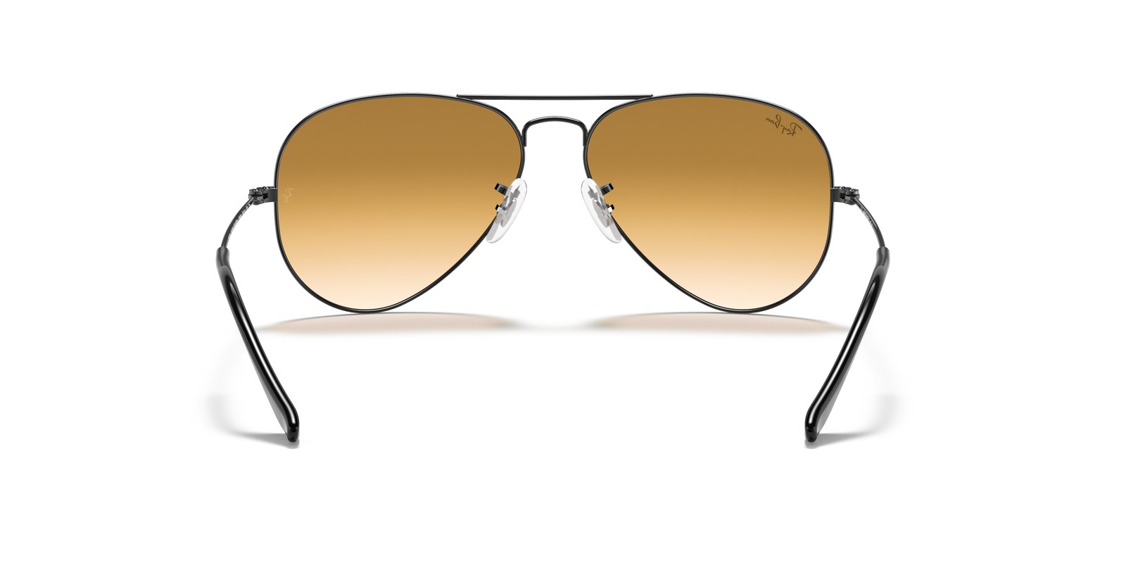 Ray-Ban Aviator RB3025 Gunmetal · Lenti Marrone Chiaro Sfumato — foto 4