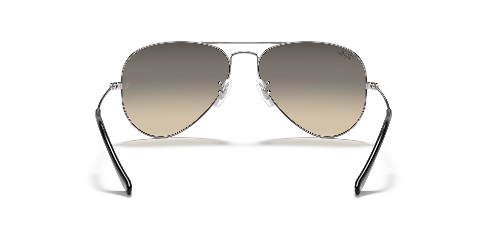 Ray-Ban Aviator RB3025 Argento · Lenti Sfumato Grigio — foto 4