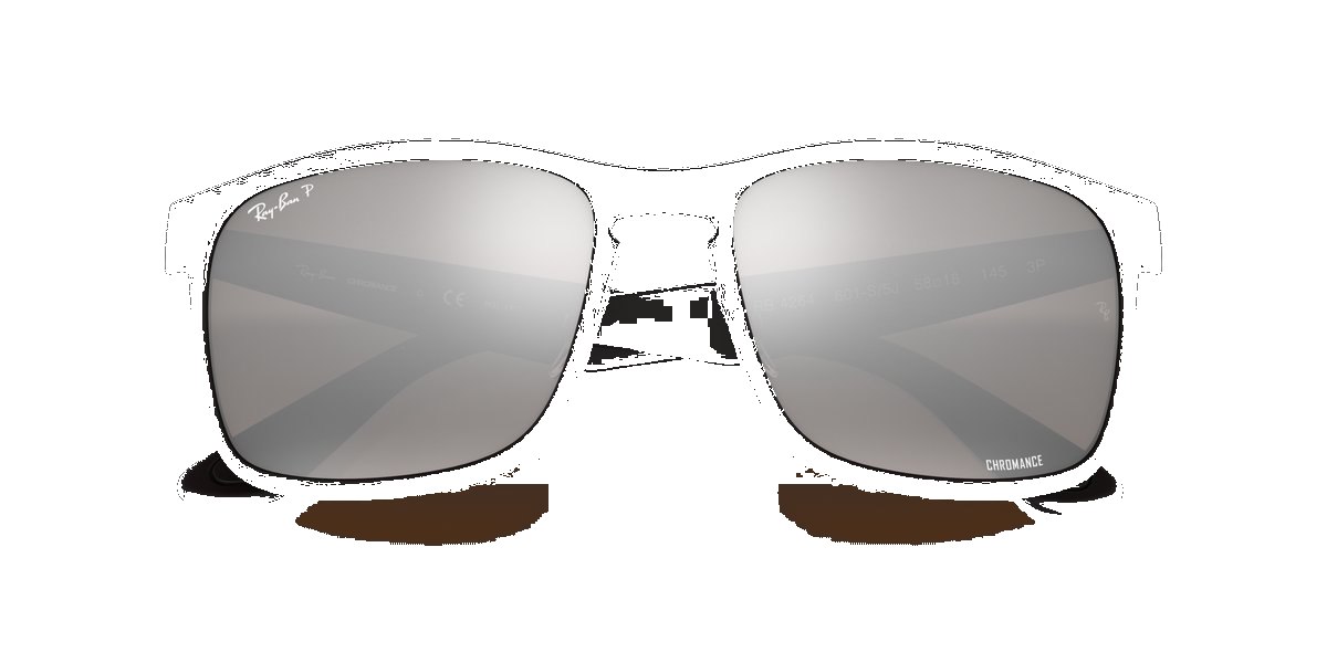 Ray-Ban RB4264 Chromance Nero Lenti Argento Specchio