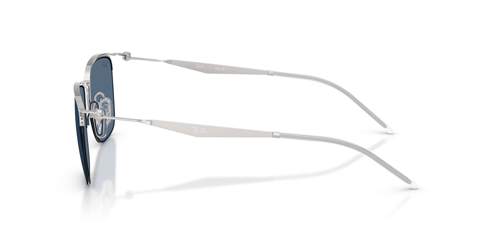 Ray-Ban RB8550 Argento · Lenti Blu — foto 3