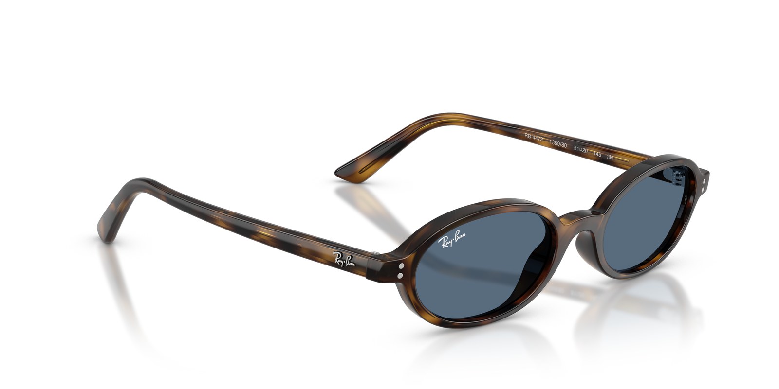 Ray-Ban RB4472 Havana · Lenti Blu Scuro — foto 2