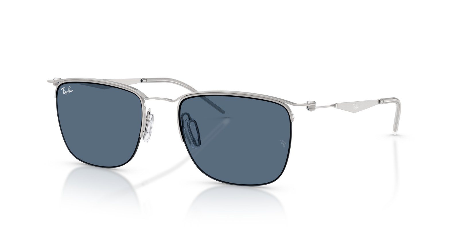 Ray-Ban RB8550 Argento · Lenti Blu