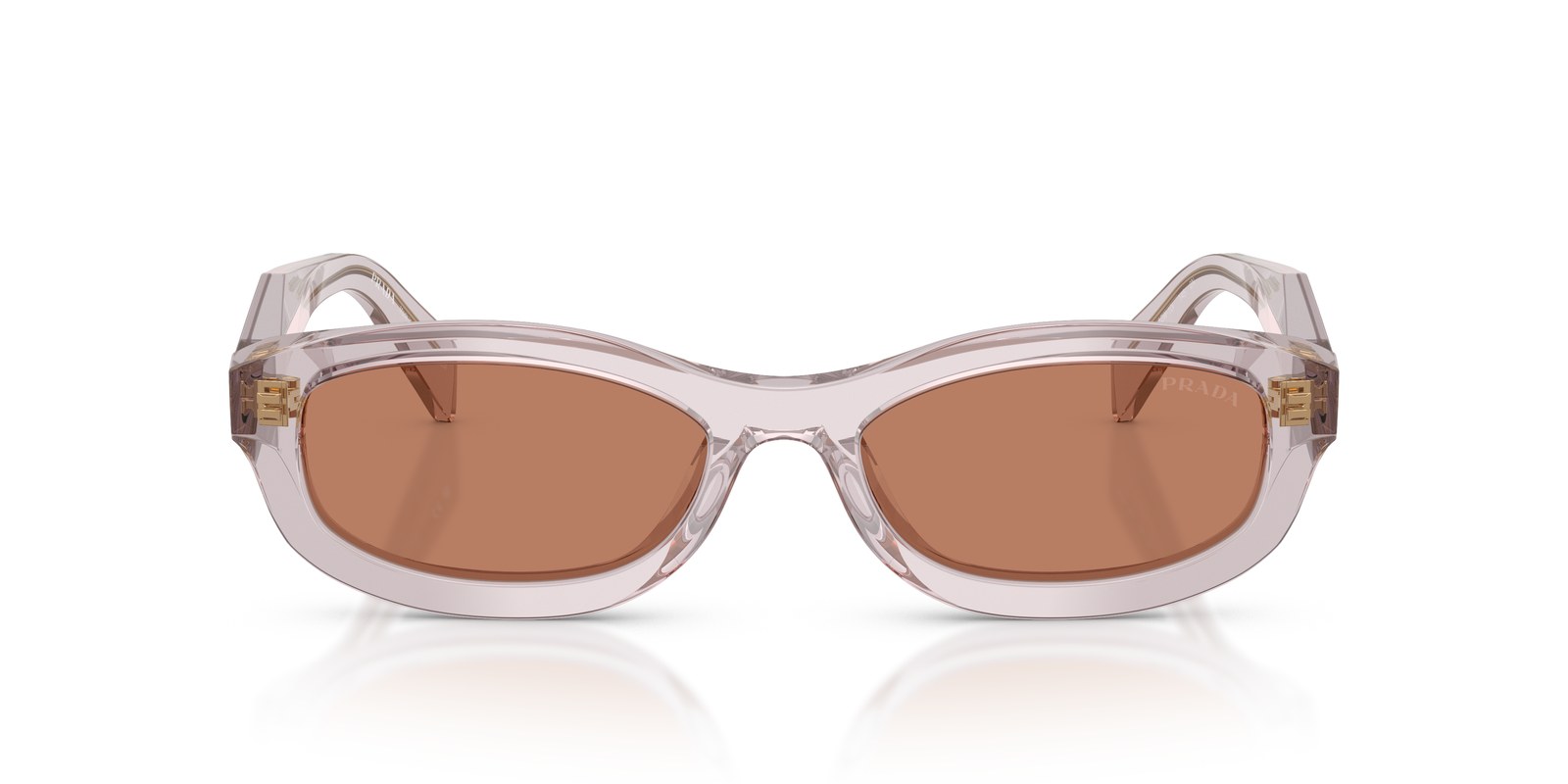 Prada PR D24S Malva Trasparente · Lenti Marrone — foto 2