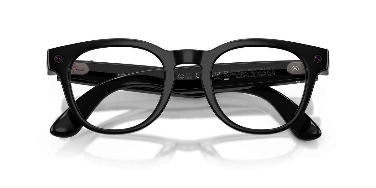 Ray-Ban Meta RW7002 Nero — Lente Demo