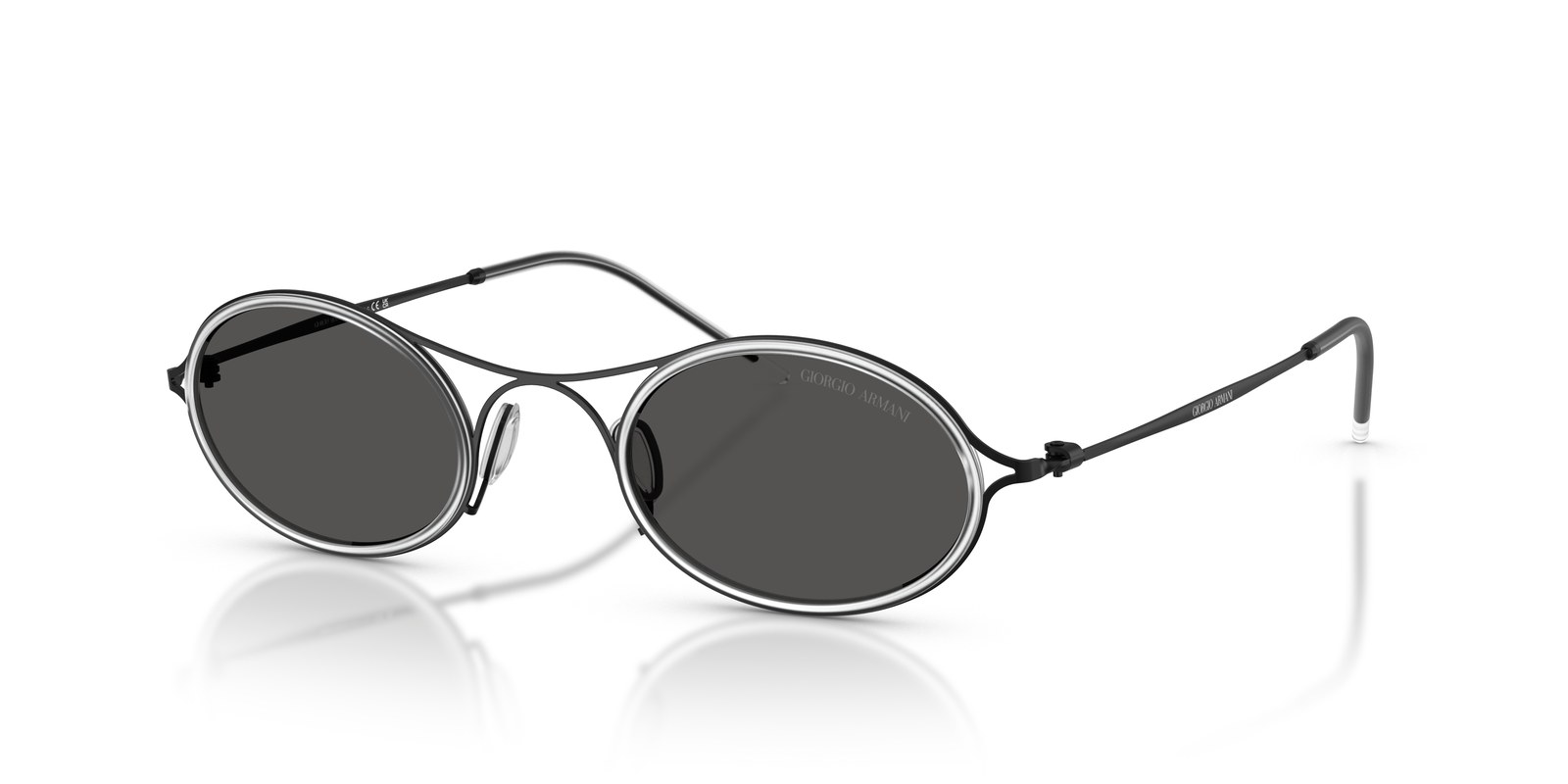 Giorgio Armani AR6187 Nero Opaco · Lenti Grigio Scuro