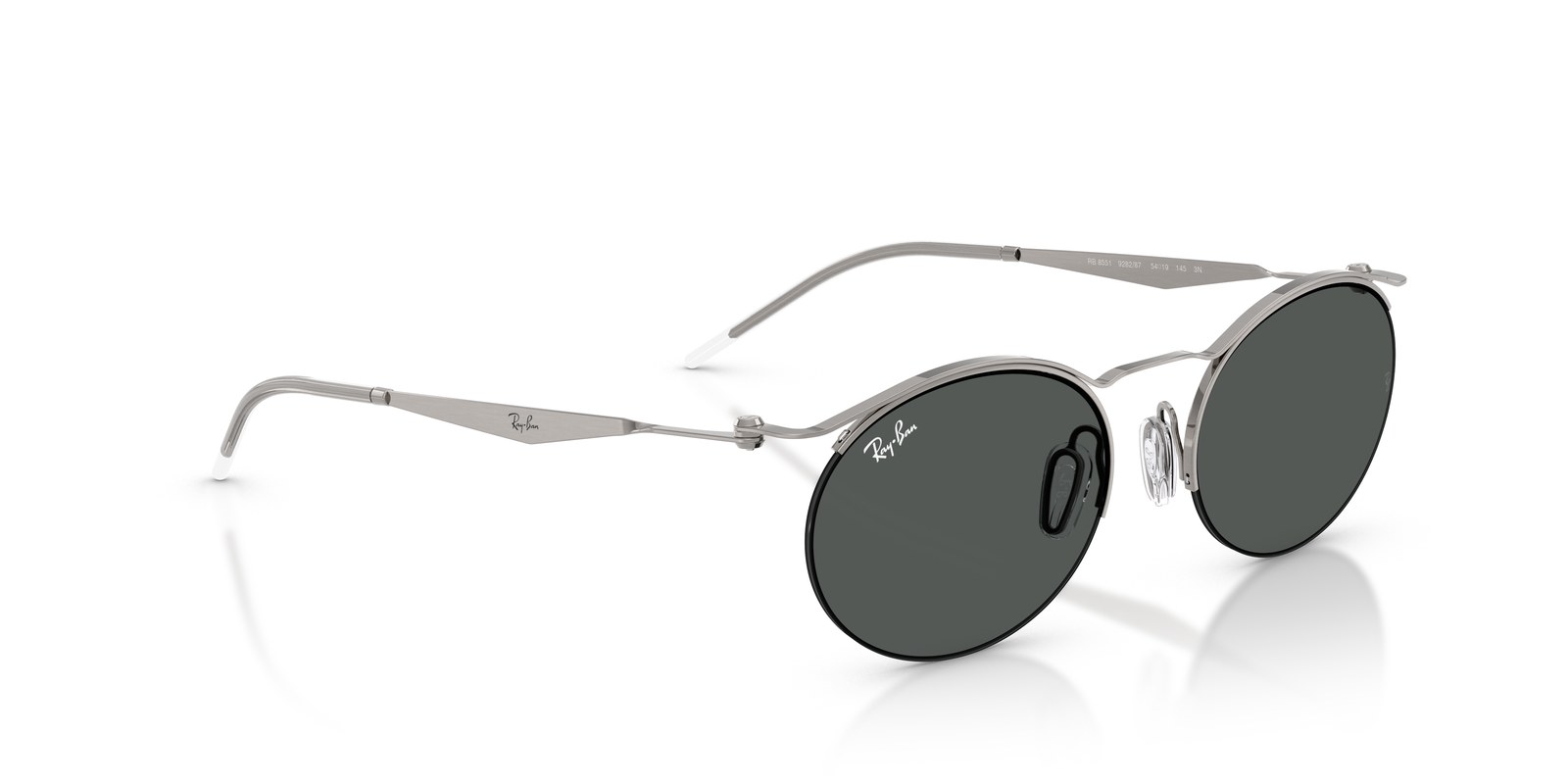 Ray-Ban RB8551 Gunmetal · Lenti Grigio Scuro — foto 2