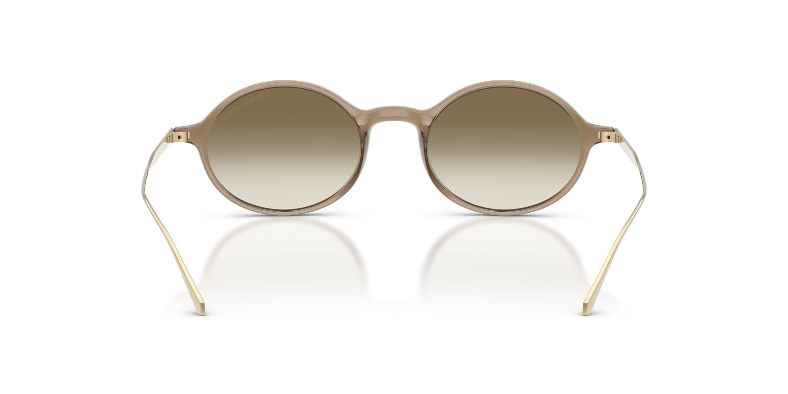 Giorgio Armani AR8263U Verde Trasparente · Lenti Marrone Sfumato — foto 4