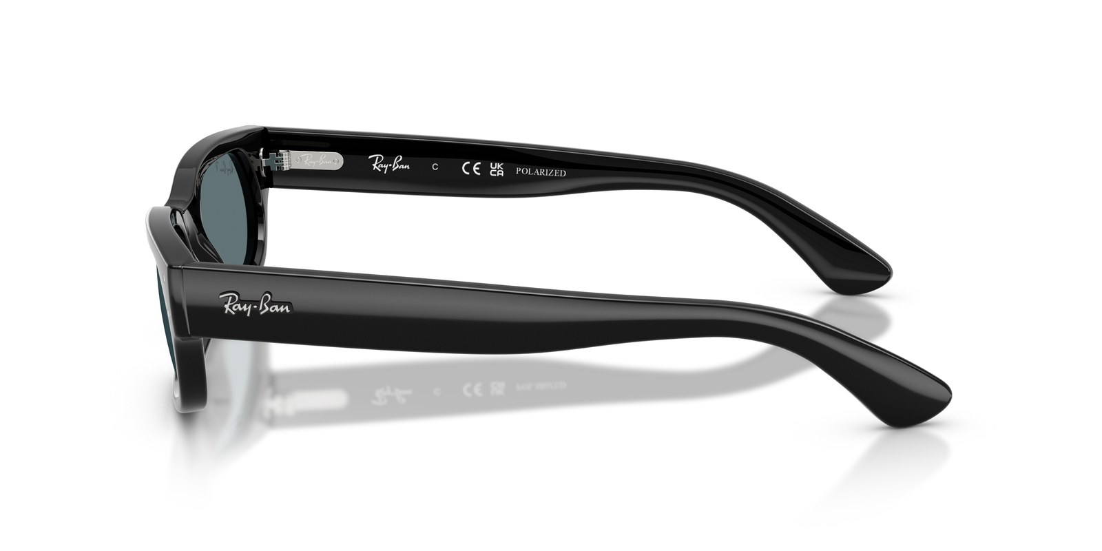 Ray-Ban RB2236 Nero · Lenti Nero Polarizzate — foto 3