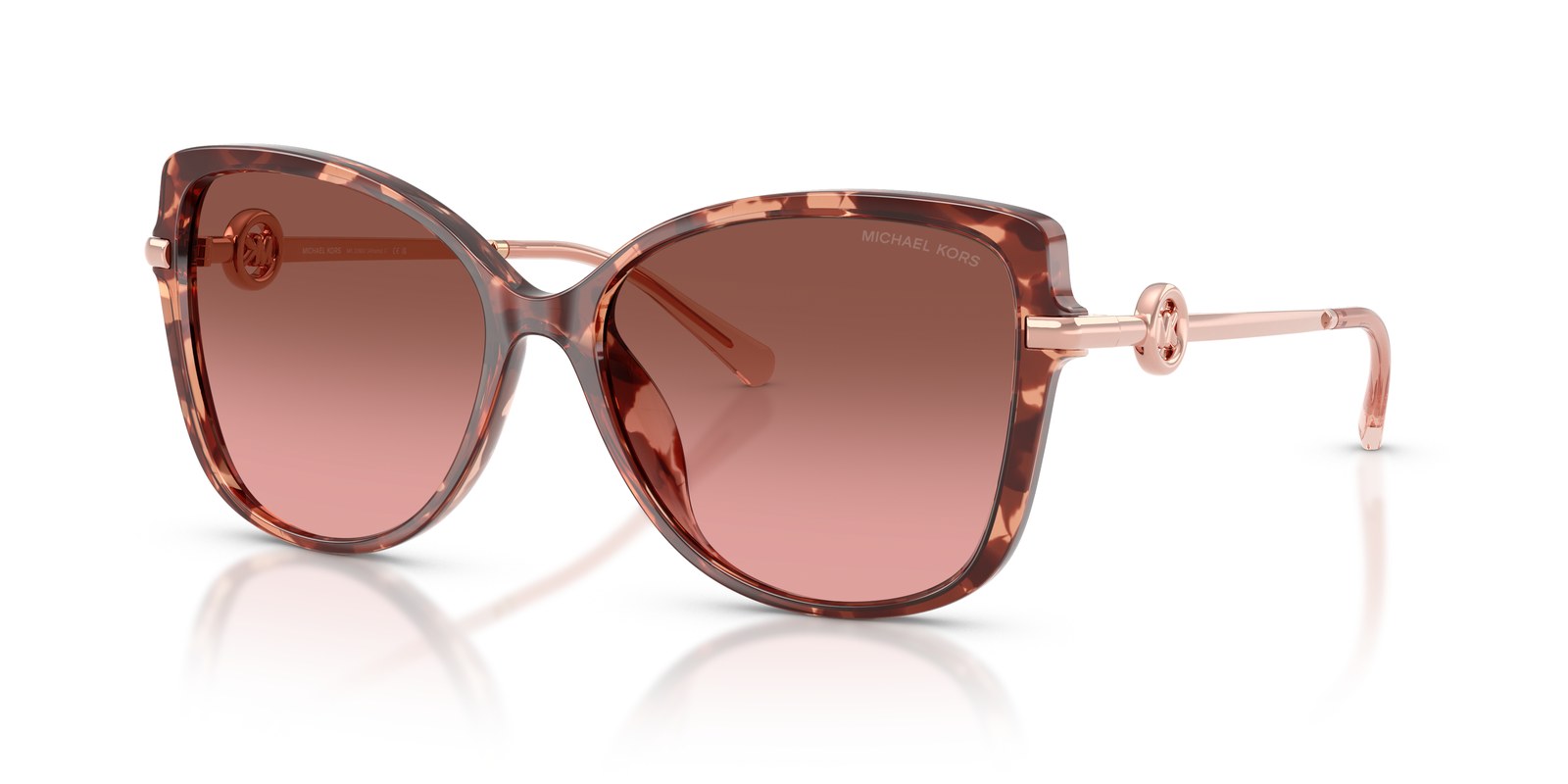 Michael Kors Athens MK2290U Rosa Tartarugato · Lenti Marrone Sfumato Rosa
