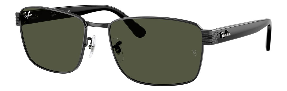 Ray-Ban RB3750 Nero Lenti G-15 verde