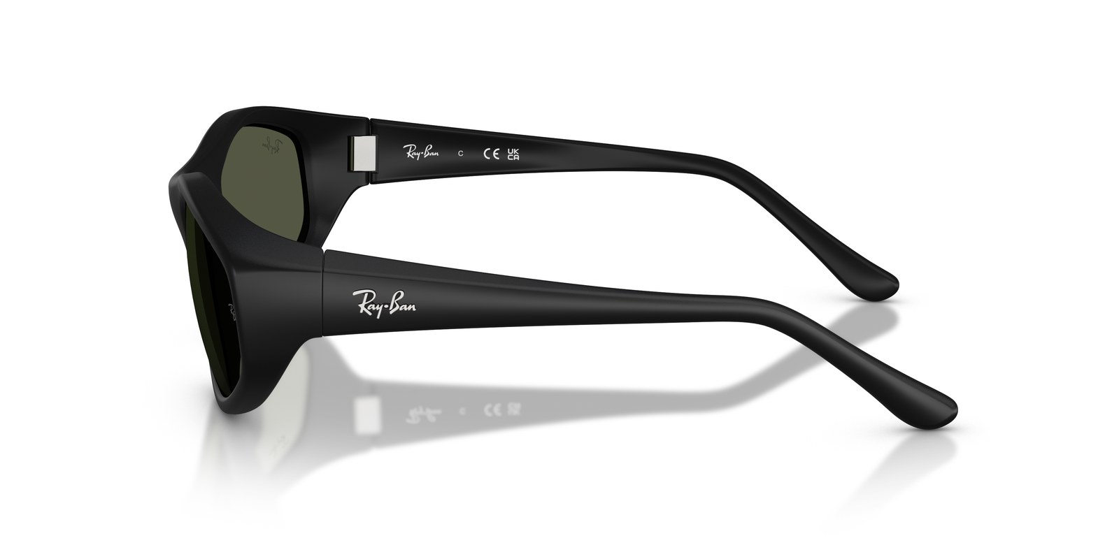 Ray-Ban RB2228 Gomma Nera · Lenti Verde Scuro — foto 3
