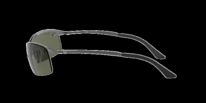 Ray-Ban RB3183 Semi-Rimless Grigio Sfumato Polarizzato