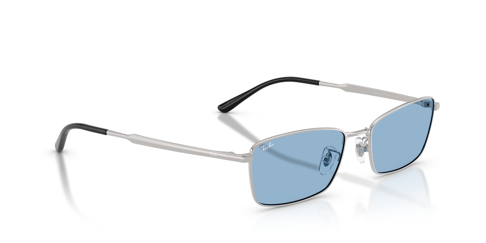 Ray-Ban RB8069D Argento · Lenti Blu — foto 2