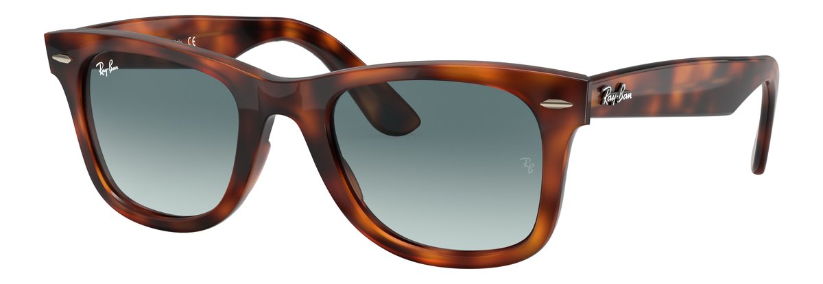 Ray-Ban RB4340 Havana Rosso Lenti Blu sfumato