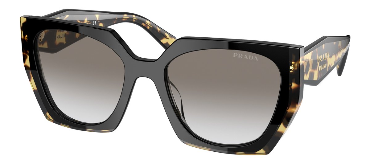 Prada PR 15WS Nero/Tartarugato Medium