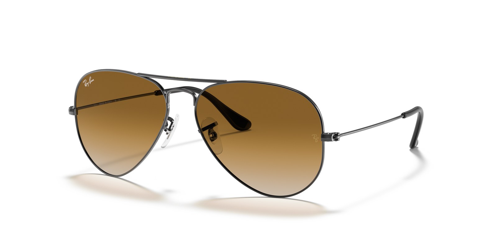 Gunmetal · lenti marrone chiaro sfumato