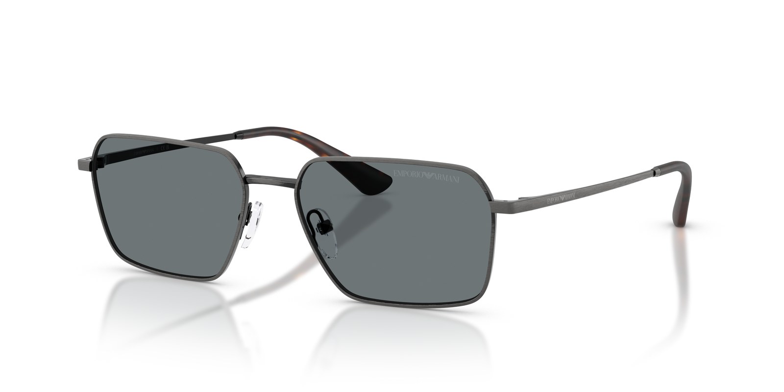Emporio Armani EA2178 Argento Anticato Opaco · Lenti Blu Scuro