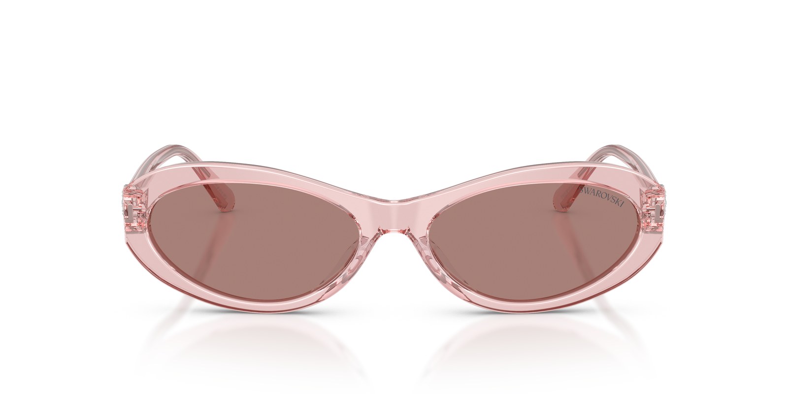 Swarovski SK6069U Rosa Trasparente · Lenti Marrone Chiaro — foto 2