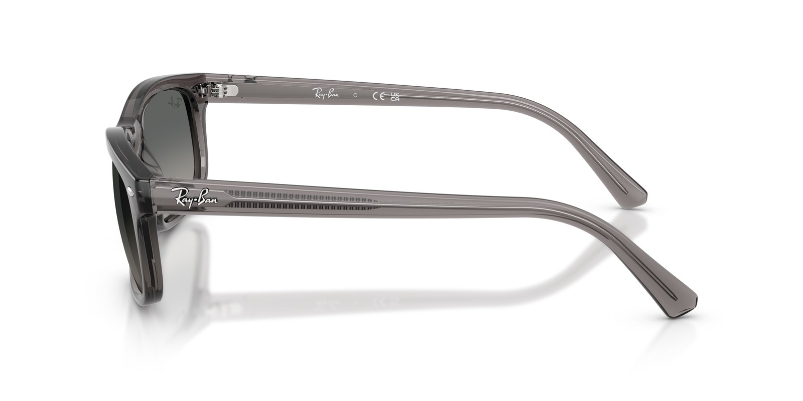 Ray-Ban RB2224 Grigio Chiaro Opale · Lenti Sfumato Grigio — foto 3
