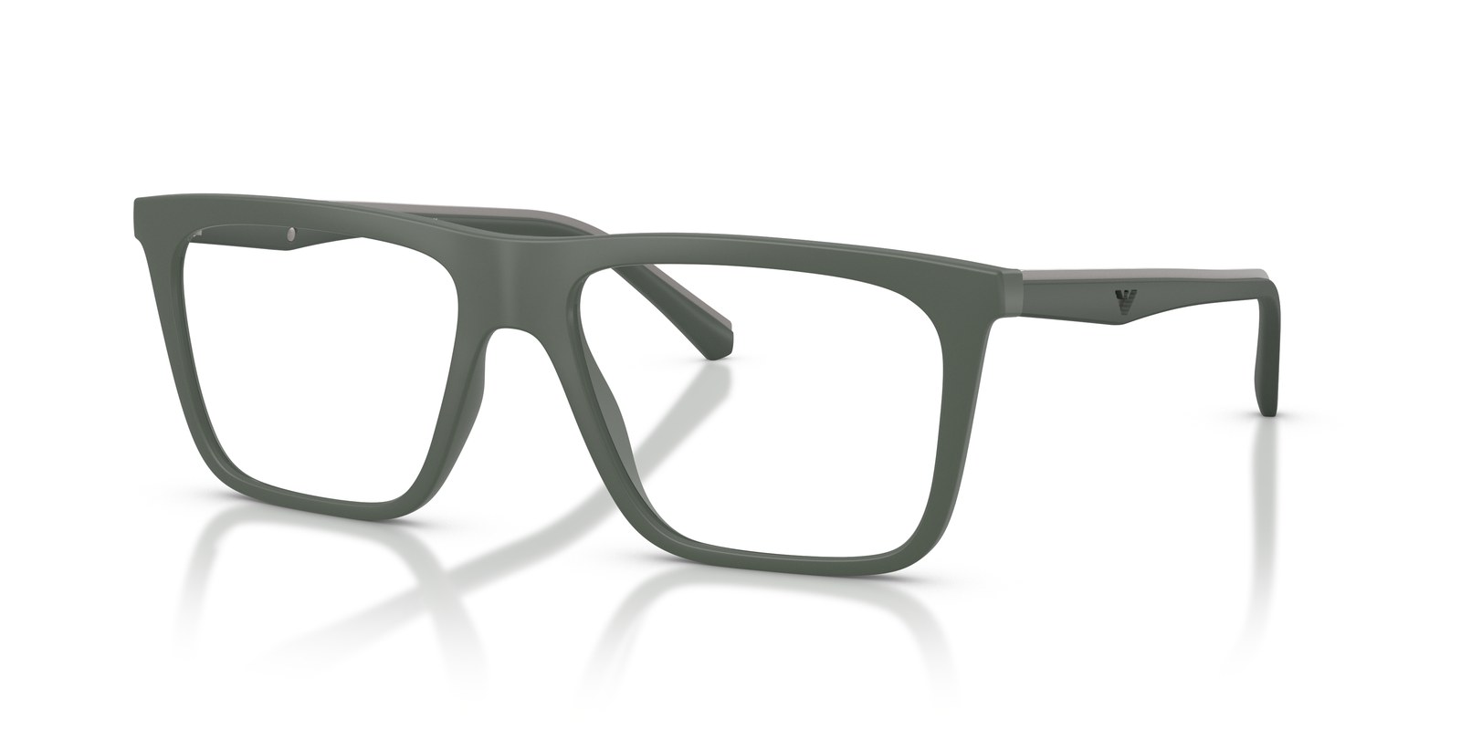 Emporio Armani EA4258 Verde Opaco · Lenti Trasparenti