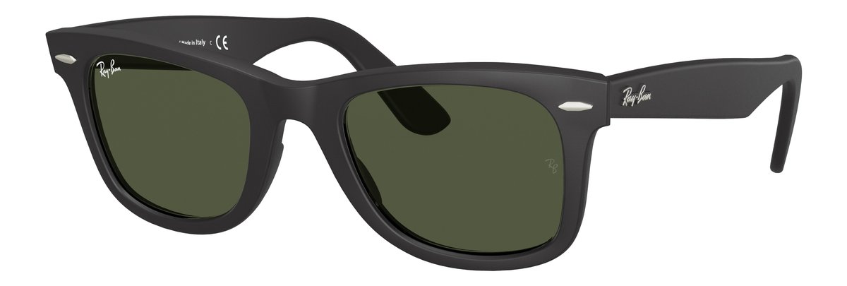 Ray-Ban Wayfarer Nero Lenti G-15 verde