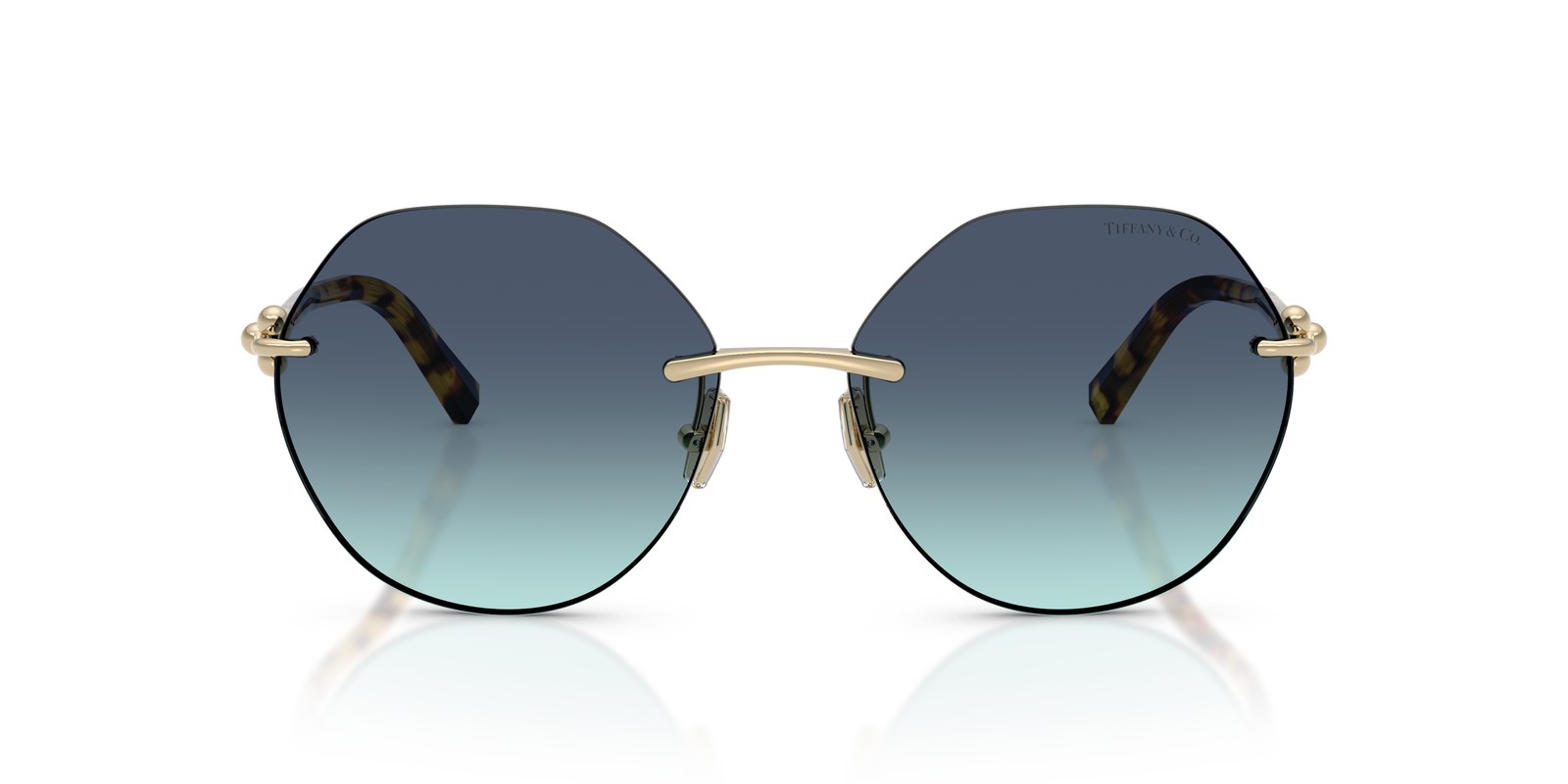 Tiffany & Co. TF3123 Oro Pallido · Lenti Azzurro Sfumato Blu — foto 2
