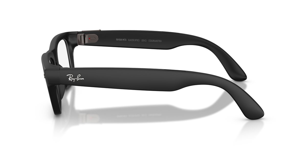 Ray-Ban Meta Wayfarer RW7001 Nero — Lente Demo (Cal. 50)