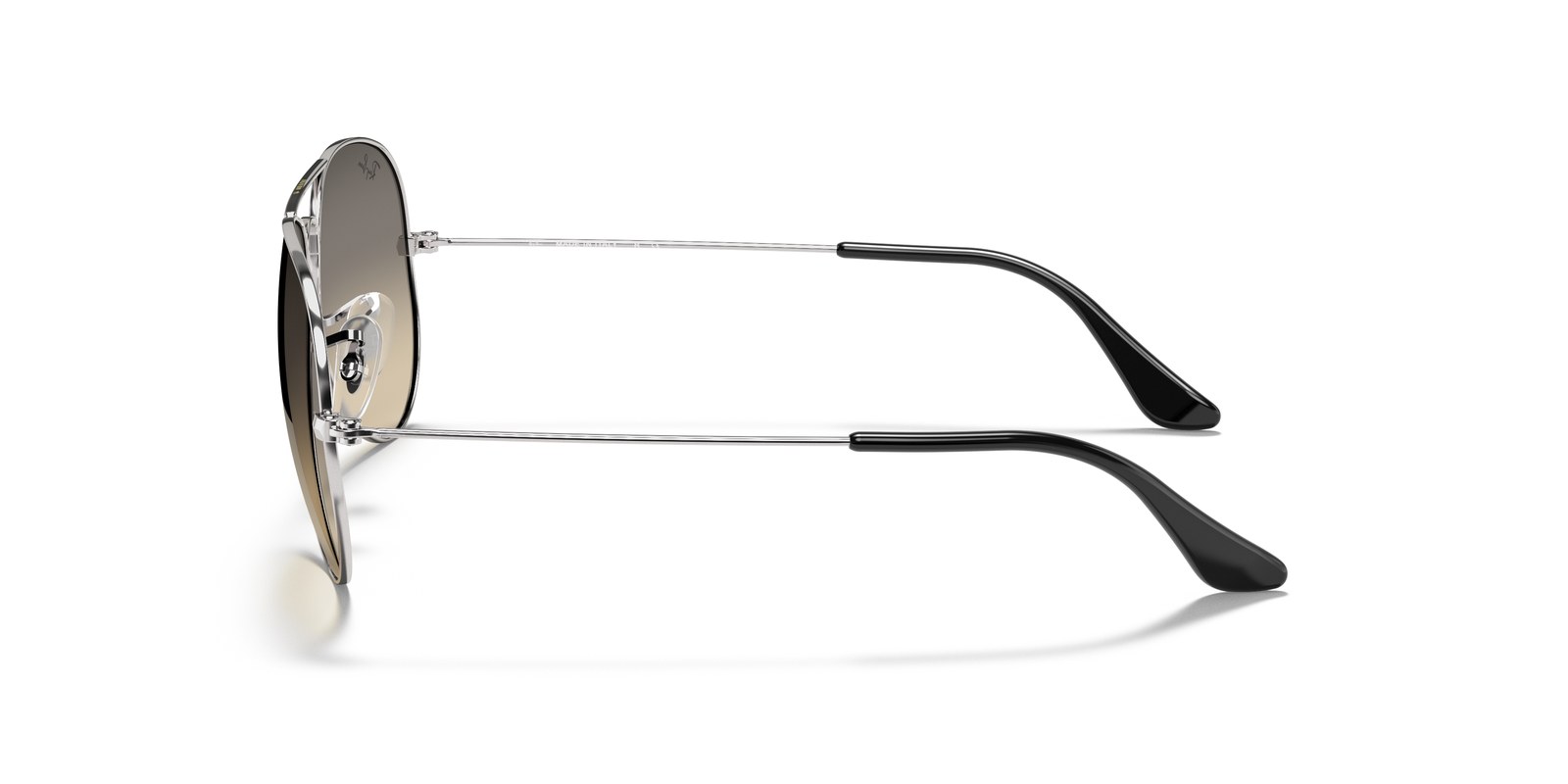Ray-Ban Aviator RB3025 Argento · Lenti Sfumato Grigio — foto 3