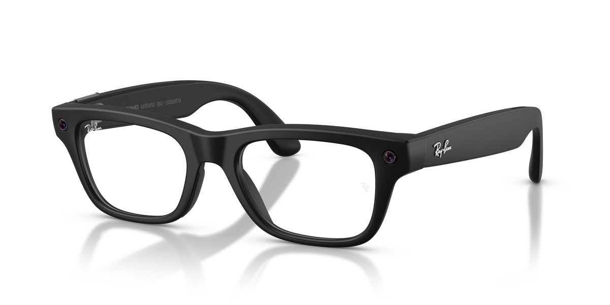 Ray-Ban Meta Wayfarer RW7001 Nero — Lente Demo (Cal. 54)