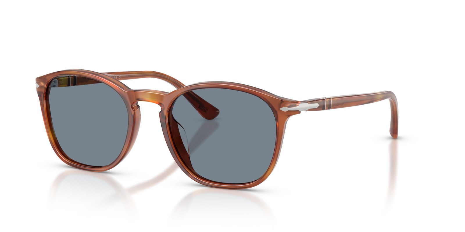 Persol PO3007SX Terra di Siena · Lenti Azzurro Chiaro
