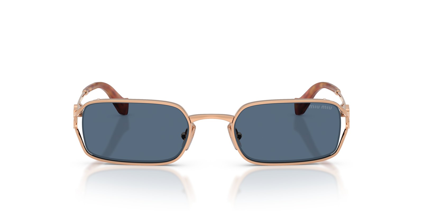 Miu Miu MU C50S Oro Rosé · Lenti Blu Scuro — foto 2
