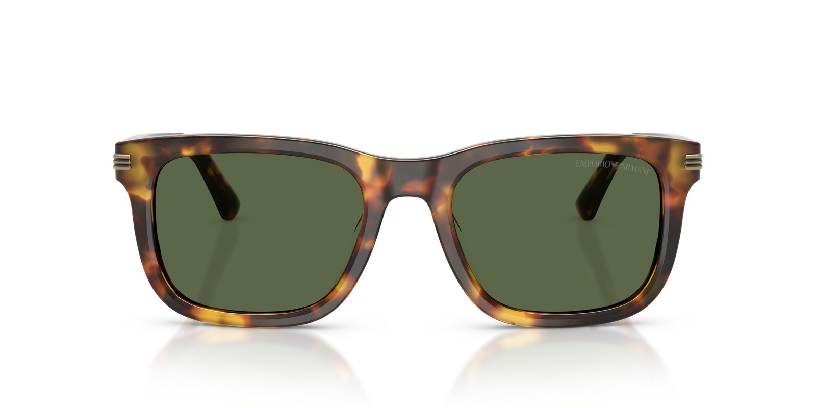 Emporio Armani EA4282U Marrone Havana Lucido · Lenti Verde Scuro — foto 2