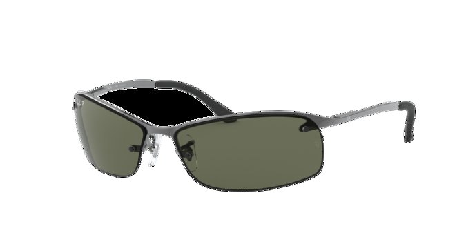 Ray-Ban RB3183 Semi-Rimless Grigio Sfumato Polarizzato