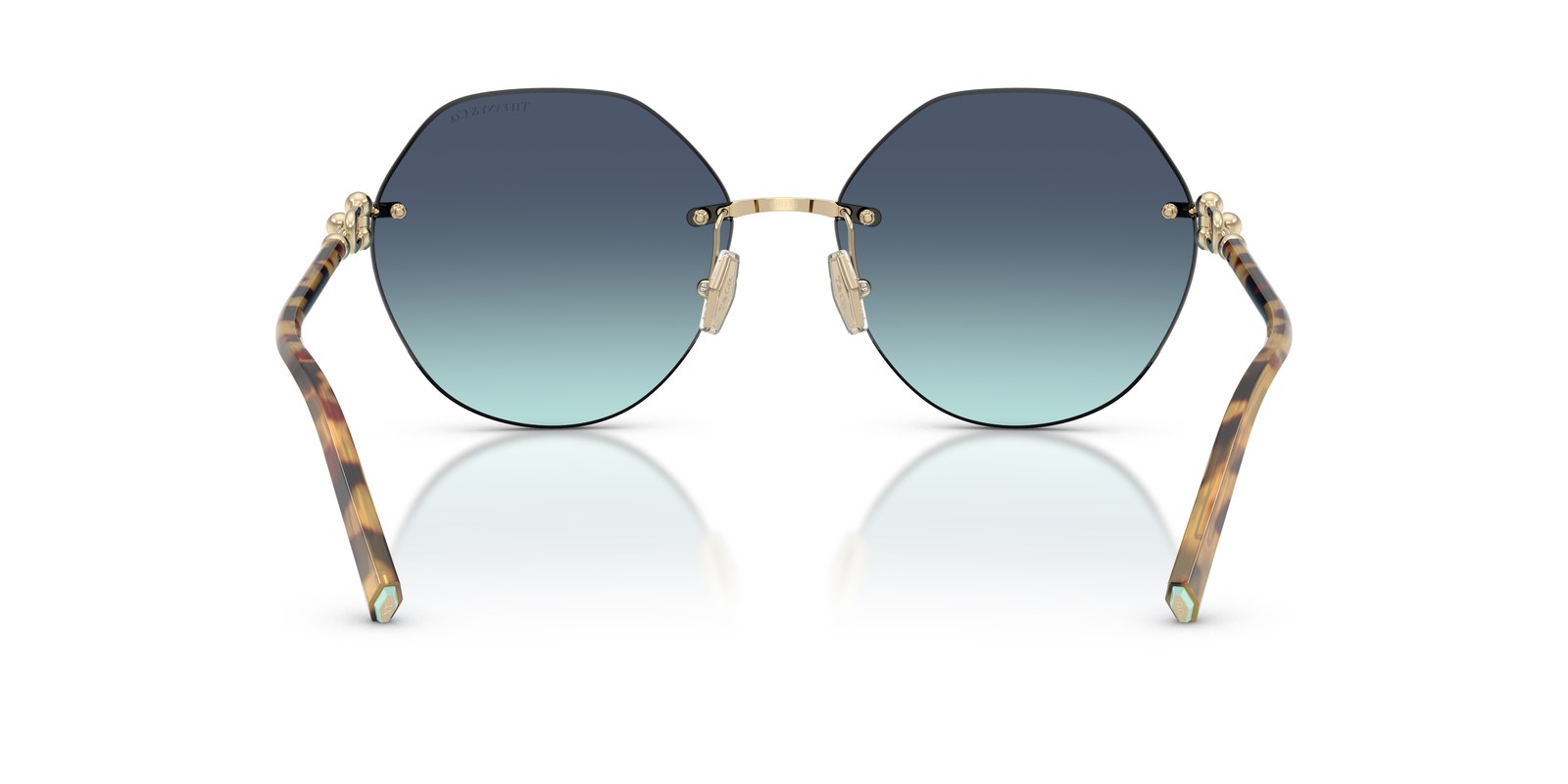 Tiffany & Co. TF3123 Oro Pallido · Lenti Azzurro Sfumato Blu — foto 4