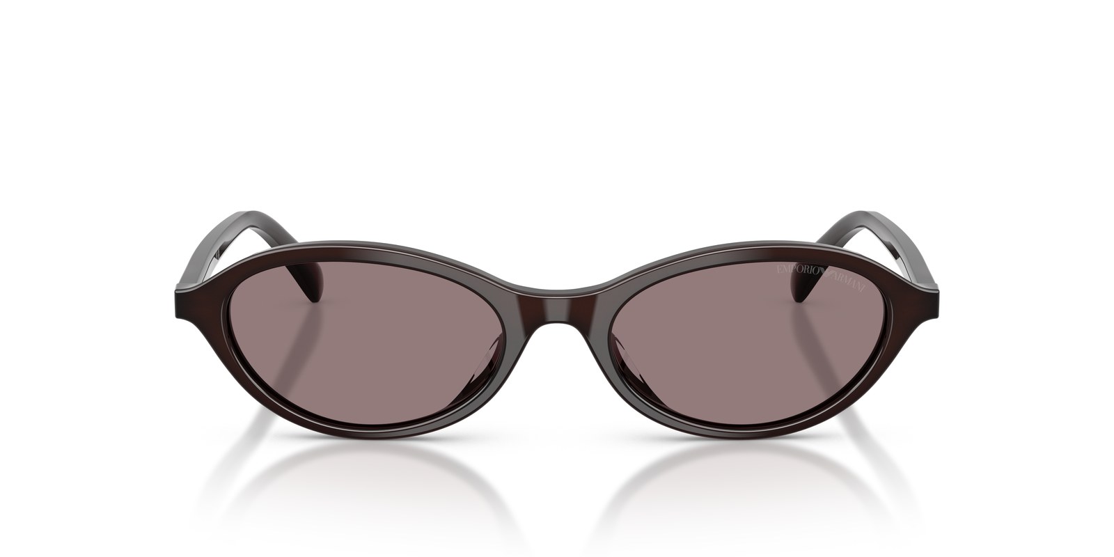 Emporio Armani EA4281U Marrone Opalino Brillante · Lenti Violetto Scuro — foto 2