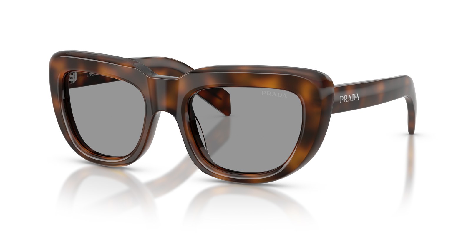 Prada PR D07S Juniper Tartarugato · Lenti Grigio