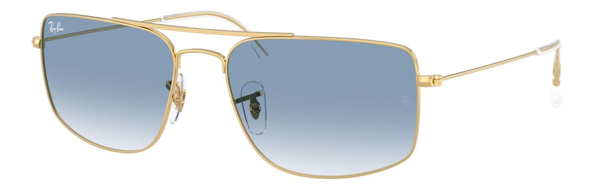 Ray-Ban RB3779 Oro Lenti Trasparenti Sfumate Blu