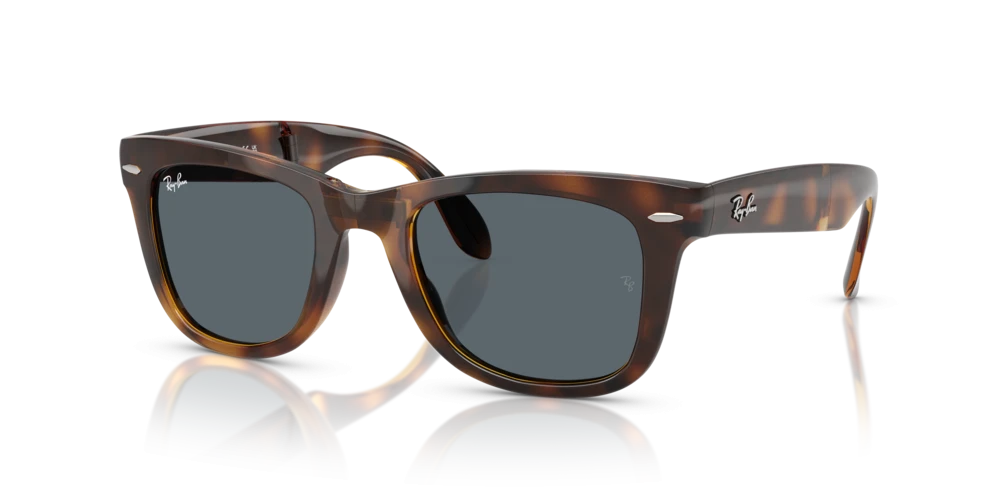 Ray-Ban Folding Wayfarer Havana Polarizzato